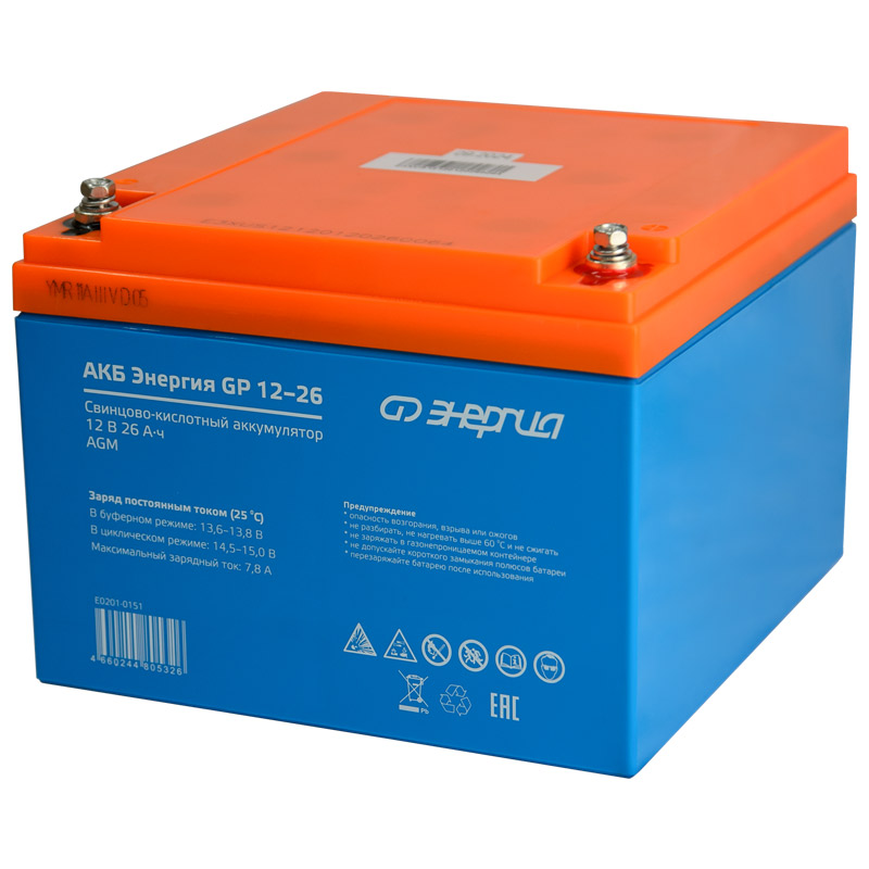 АКБ Энергия GP 12–26